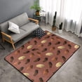 thumbnail image 2 of Area Rugs For Living Room Decor - Chocolate Pattern No.9019 Anti Slip Throw Washable Rugs 3x5 For Bedroom, Soft Indoor Carpet For Bedroom Living Room 60x39In, 2 of 5