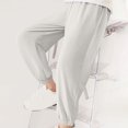 thumbnail image 2 of Odeerbi 3-14 Years Kids Boys Girls Ice Silk Sweatpants Summer Workout Athletic Sports Jogger Pants Casual Solid Color Loose Ankle Joggers, 2 of 7