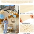 thumbnail image 3 of Coolmade 7.2ft Wedding Arch Cover Spandex Fitted Wedding Stand Cover for Ceremony Decoration Beige, 3 of 7