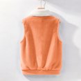 thumbnail image 6 of FAIWAD Fleece Vest Women Full Zip Sleeveless Fuzzy Sherpa Outerwear Winter Warm Fuzzy Outerwear Outdoor Daily Casual Outfits, 6 of 8