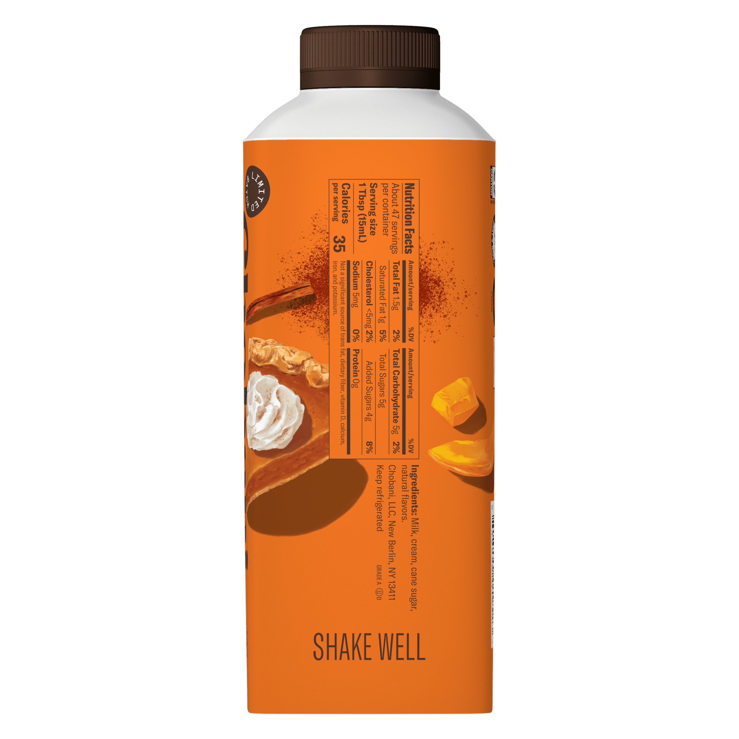 Chobani Coffee Creamer Limited Batch Pumpkin Spice 24 fl oz Carton