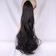 thumbnail image 2 of Peluca de cola de caballo de color Harajuku teñida, cola de caballo falsa atada, peluca de cola de caballo rizada con degradado, cabello largo y rizado, 2 of 5