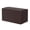 Brown, variant on 73 Gallon Lockable Outdoor Storage Box – Waterproof & UV-Resistant Resin Deck Chest, Patio Bench for Cushions, Garden Tools, Pool Accessories – Weatherproof, Brown – Woven Strap