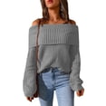 thumbnail image 2 of Suéter de invierno de manga larga para mujer, 2022 suéter de invierno para mujer, suéter de invierno para mujer, suéter de uso conveniente, 2 of 6