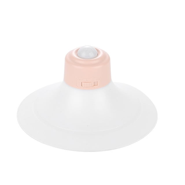 Toystoory Sensor de movimiento Luz nocturna Recargable Inalámbrico Ahorro de energía Lámpara ajustable Dormitorio Gabinete Lámparas Suministro Corredor Iluminación y accesorios Rosado Toystoory HA063768-02B