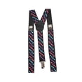 thumbnail image 1 of Dress Up America Tri Colored Heart Suspenders, 1 of 3