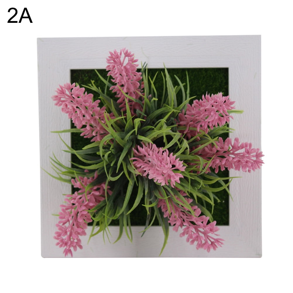 Hanging Planter Vase & Geometric Wall Decor Container, Artificial