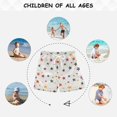 thumbnail image 6 of FORMRS Boys Swim Trunks Quick Dry Mesh Liner Boardshorts Sizes XS-XL, Beige Stars, 6 of 7