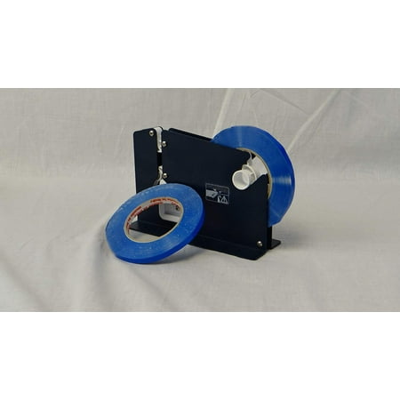 Blue Poly Bag Sealer Tape 3 8 X 180 Yards 6 Rolls With Dispenser