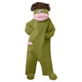 thumbnail image 6 of Big Mouth Monster Onesie, Funny Adult and One Piece Pajamas with Comb Prop, Silly Monster Jumpsuit for Halloween and Costume Parties,Green XL, 6 of 8