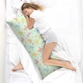 thumbnail image 4 of Butterfly Body Pillow Cover - Soft & Breathable, Hidden Zipper, 20"x54", Floral & Tropical Butterfly Print - Perfect Gift for Butterfly Lovers, Side Sleepers & Aesthetic Decor, 4 of 7