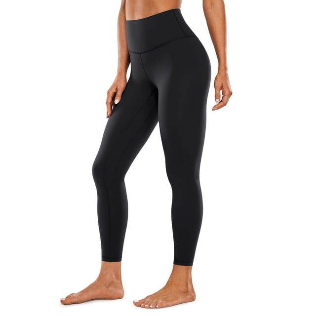 Pantalones CRZ YOGA de Cintura Alta 64 cm Compresión Negro XL