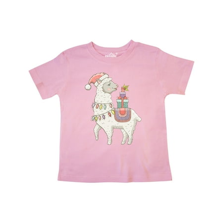 

Inktastic Christmas Llama Gift Toddler Boy or Toddler Girl T-Shirt