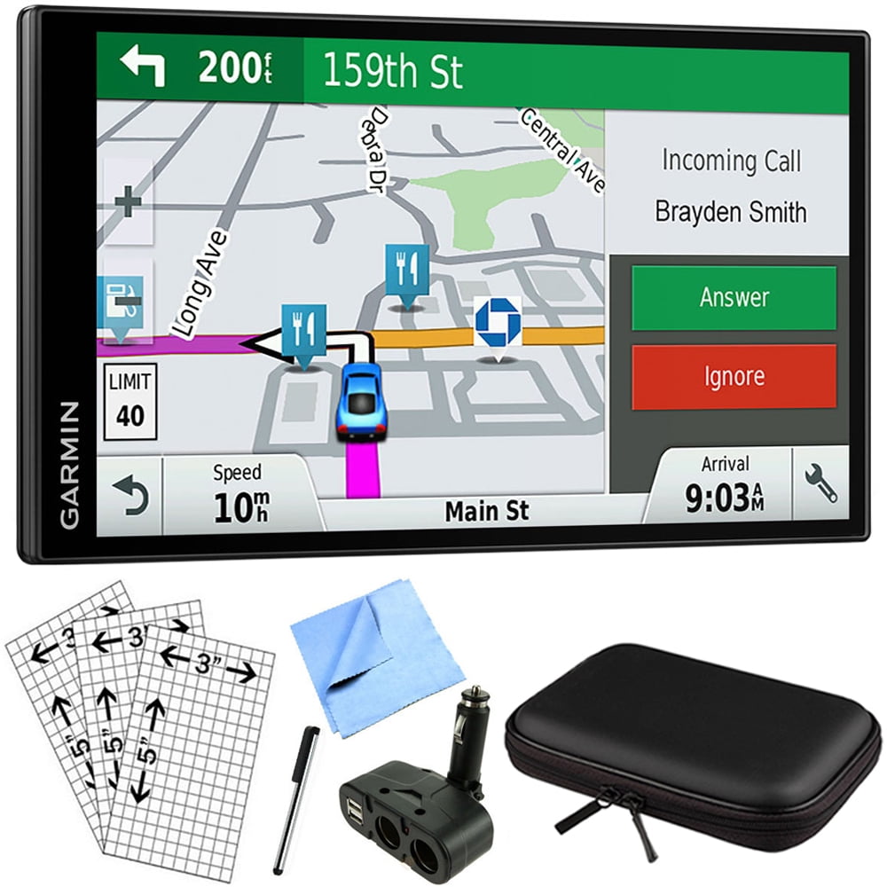 Garmin DriveSmart 61 NA LMT-S Advanced Navigation GPS with Features Bundle - Walmart.com