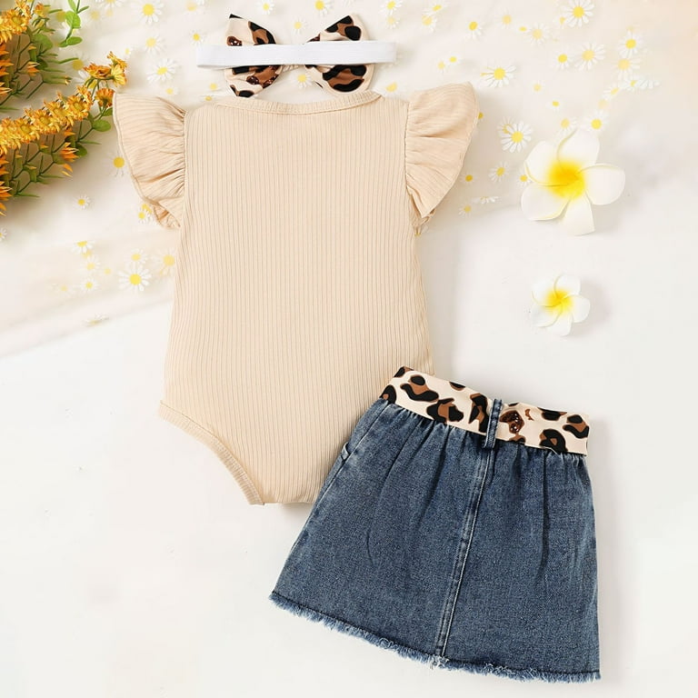 HCPDER 12-18 Month Girl Clothes Summer Baby Girl Clothes 0-3