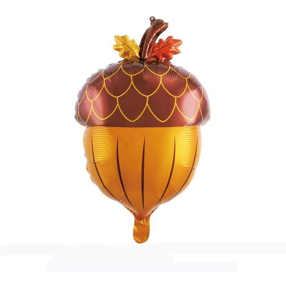 Acorn Shape Fall Theme Balloon Foil Mylar Festive Celebration Balloon