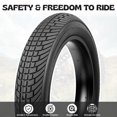 thumbnail image 4 of Cubiertas para bicicleta WEEROCK 20"x4.0 plegables, fat tires, paquete de 2, 4 of 7
