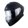 thumbnail image 3 of 1Storm Nuevo casco modular de cara completa para motocicleta, visera doble, protector solar con luz trasera LED recargable: negro mate, 3 of 5