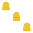 thumbnail image 1 of Gorro de punto resistente al viento Qarigey Amarillo brillante, 1 of 6