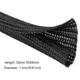 thumbnail image 3 of Hearth & Gear Split Wire Tubing Protector Sleeve Braided Management For TV/Computer/Home /Engine Cord Protectors From No Chew, 3 of 6
