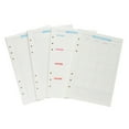 thumbnail image 1 of 1 Set Assorted Periods Loose-leaf Filler Papers 6-Hole Spiral Notebook Paper Replacement (A6), 1 of 1