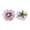 A, variant on DJDL 2Pcs Real Touch Faux Flowers, 4.3 inch Morandi Color Flowers, Dust Resistant Fabric, for Bridal Hair Flower Clips, Home Decor