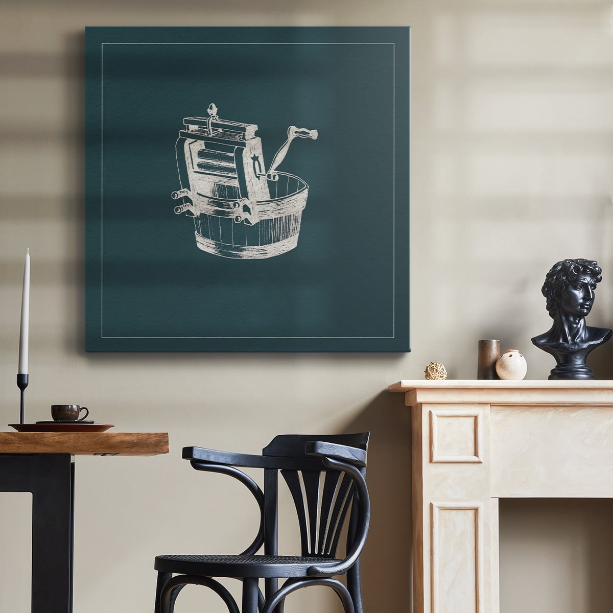 Wexford Home Laundry Tips I-Premium Gallery Wrapped Canvas, 16" x 16" - Ready to Hang