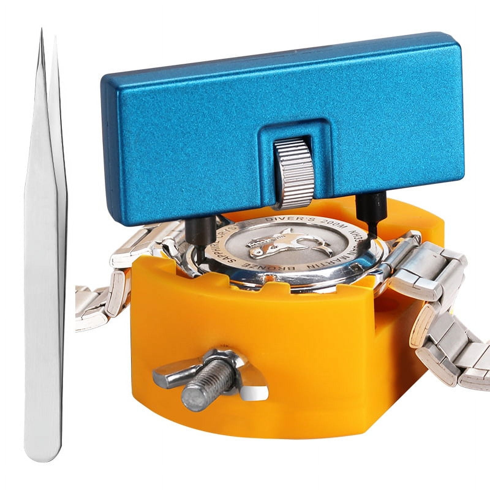 Watch Battery Change Kit Watch Case Opener with Case Support