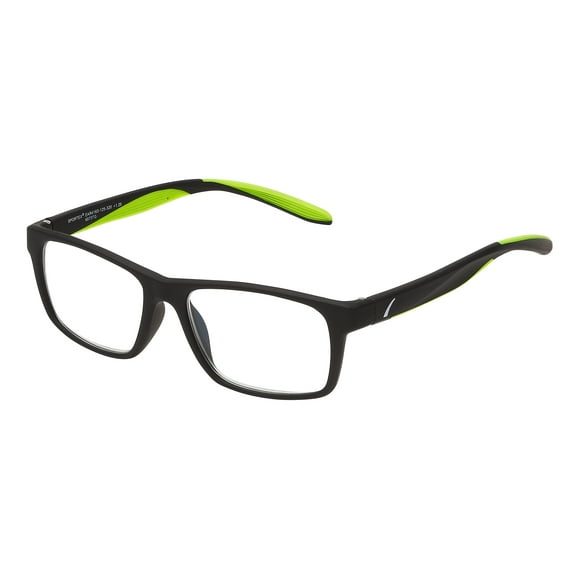 SAV Sportex Reading Glasses, Rectangular Frame, AR4163,  1.50, Sport Green