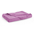 thumbnail image 7 of Imperial Rooms 2 Piece Quilt Set Chevron Microfiber Soft Kids Bedspreads & Pillow Shams Purple Twin, 7 of 7