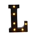 thumbnail image 4 of Lámpara de letras con letrero del alfabeto, lámpara de marquesina con luz para cafetería, decoración de bodas, vacaciones, dormitorio, marquesina con , L Largo 587 x 858 x 157 pulgadas, 4 of 10
