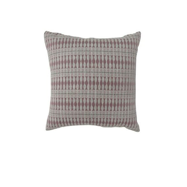 Benzara BM177980 Style Contemporain Simple Conception Traditionnelle Jeter Oreillers&44; Rouge - Ensemble de 2 - 2 x 18 x 18 Po.