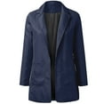thumbnail image 4 of UPPADA Ladies Blazers Clearance Blazer Jacket for Women Solid Color Casual Long Sleeve Lapel Open Front Office Coats Suit for Work Professional Dressy Elegant, 4 of 5
