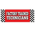 thumbnail image 1 of Factory Trained Technicians 13 oz Vinyl Banner With Metal Grommets, 1 of 5
