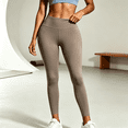 thumbnail image 3 of ATENAR Leggings for Women,Womens Leggings,Fast Drying,Breathable,Absorbent,Butt Lifting,Coffee,2XL, 3 of 7