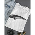 thumbnail image 3 of Vintage Style Fin Whale T-Shirt Women -Image by Shutterstock, Female Medium, 3 of 4