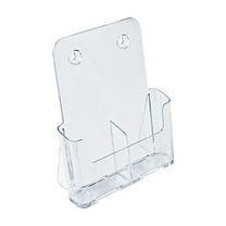 Azar Displays Acrylic Brochure Holder, 2/PK (252386) (AZA252386)