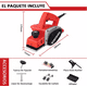 thumbnail image 5 of Cepilladora Eléctrica Para Madera Cepillo Profesional 82mm Rojo, 5 of 5