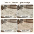 thumbnail image 7 of ODIKA 9'x12' Washable Area Rug Non-Shedding, Easy Care Farmhouse Brindle Distressed Vintage Border Cow Spotted Print Playful Expressive for Master Suite, California King, Under Bed, 7 of 7