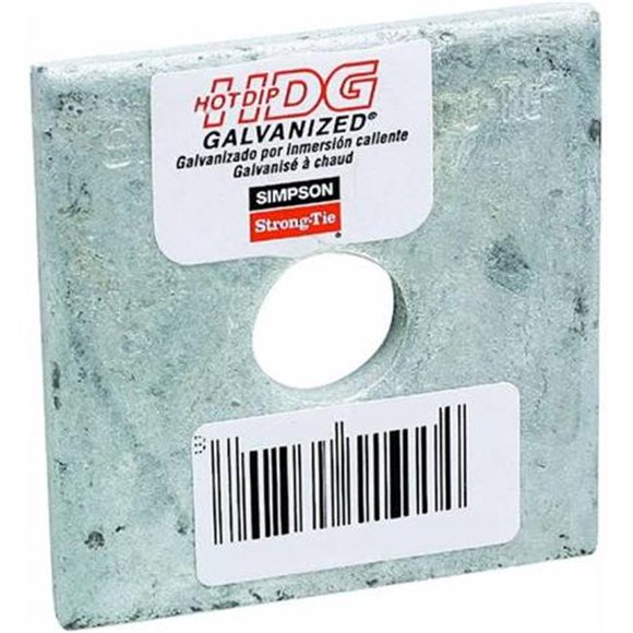 Simpson 5607056 Plaque de Roulement 0.5 Po HDG