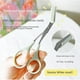 thumbnail image 5 of Eyebrow Scissors With Comb Professional Eyebrow Trimmer Cutter Stainless Steel Brow Shaper, 5 of 5