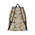 thumbnail image 3 of Balery Cute Dog Vintage Canvas Backpack for Men and Women - Large Capacity, Durable Travel Laptop Bag for School, Work, Hiking, and Outdoor Activities, 3 of 7