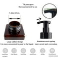 thumbnail image 3 of 2 Pack Foaming Soap Dispenser 15Oz Refillable Foam Liquid Hand Soap Empty Pump Bottle Container - Brown 450Ml, 3 of 6