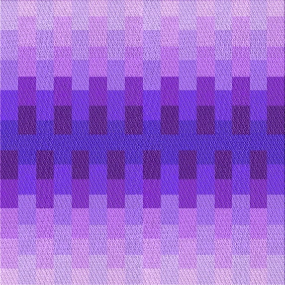 Ahgly Company Indoor Square Patterned Heliotrope Purple Area Rugs, 7' Square