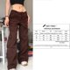 thumbnail image 1 of Pantalones Cargo informales de cintura baja, ropa informal suelta gris Vintage, pantalones vaqueros holgados para mujer, pantalones rectos Sexy Y2K de gran tamaño de calle alta Tan Jianjun unisex, 1 of 2