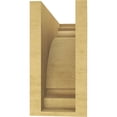 thumbnail image 4 of 5"W x 15"D x 10"H Classic Hughes Rough Cedar Woodgrain TimberThane Corbel, Primed Tan, 4 of 6