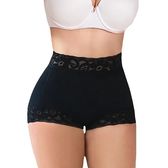 DondPO sous-Vêtements pour Femmes, Culotte Lissante en Dentelle Classique pour Usage Quotidien, Noir L en Solde!