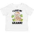 thumbnail image 3 of Inktastic Cute Sloth I Love My Grammy with Green Leaves Boys or Girls Toddler T-Shirt, 3 of 5