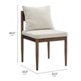 thumbnail image 3 of Remington Wood Dining Side Chair in Salt, 3 of 9