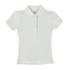 French Toast Little Girls' "Top Marks" S/S Pique Polo (Sizes 4 - 6X)